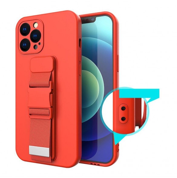 Repfodral Silikonbandskydd Handväska Lanyardrem till Xiaomi Poco M4 Pro 5G Svart