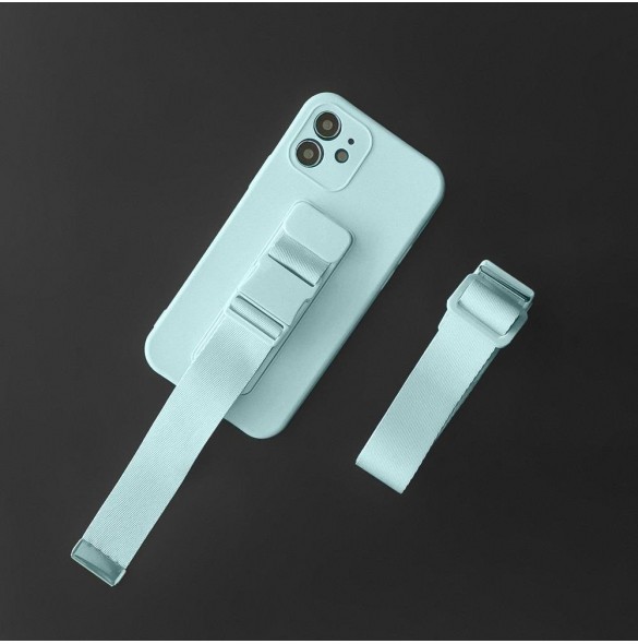 Repfodral Silikonbandskydd Handväska Lanyardrem till Xiaomi Poco M4 Pro 5G Svart
