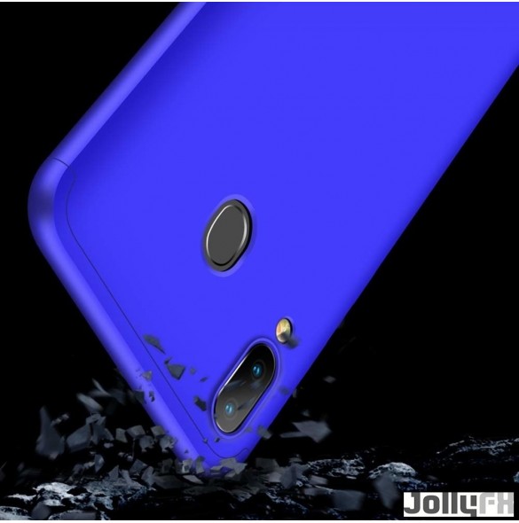 Blå och väldigt snyggt skydd till Samsung Galaxy M20.