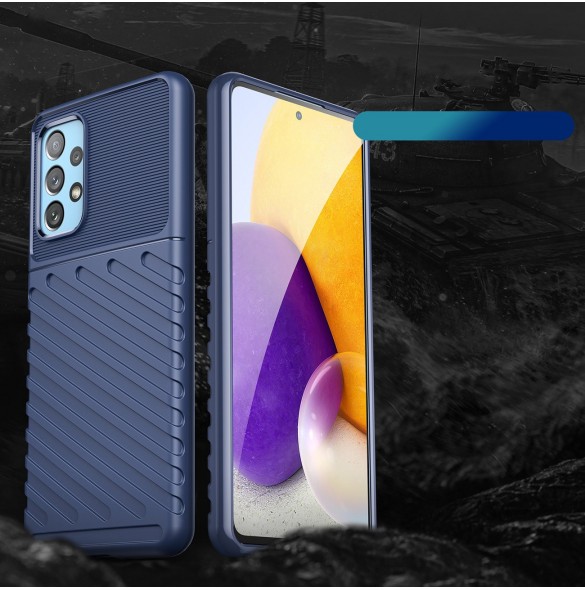 Thunder Case flexibelt pansarskal för Samsung Galaxy A23 5G blå