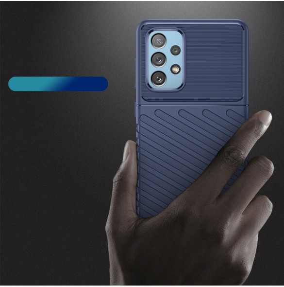 Thunder Case flexibelt pansarskal för Samsung Galaxy A23 5G blå