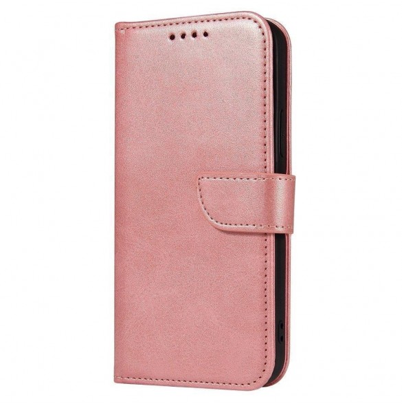 Magnetfodral Elegant fodral Flipskydd med stativfunktion Xiaomi Redmi Note 11 Pro 5G / 11 Pro rosa