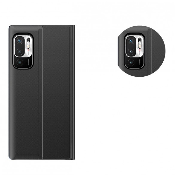 Nytt Sleep Case-fodral med stativfunktion för Xiaomi Redmi Note 11S / Note 11 svart