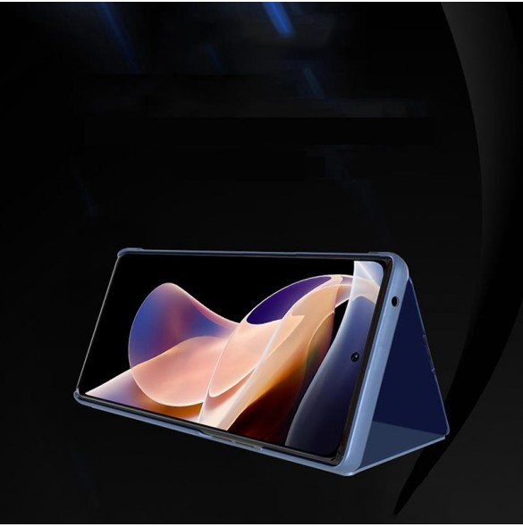 Clear View Case Flip Cover för Xiaomi Redmi Note 11 Pro Global blå