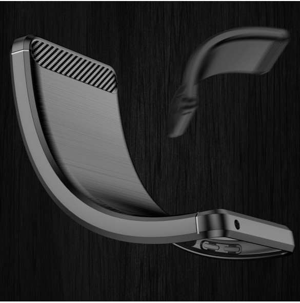 Carbon Case flexibelt täckfodral Oppo Find X5 svart