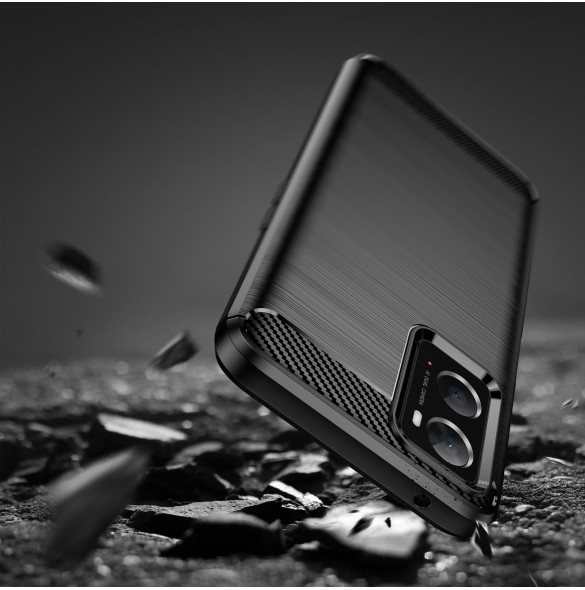 Kolfodral Flexibelt TPU-skydd för Oppo A76 / Oppo A36 / Realme 9i svart