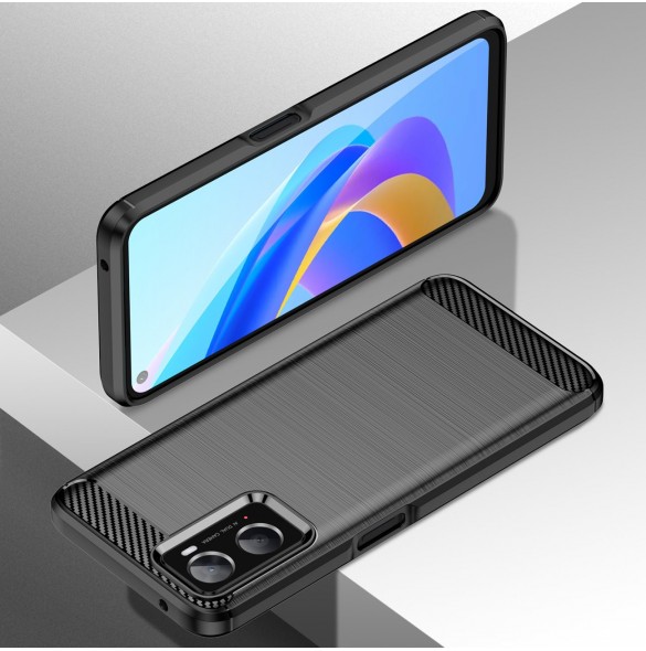 Kolfodral Flexibelt TPU-skydd för Oppo A76 / Oppo A36 / Realme 9i svart