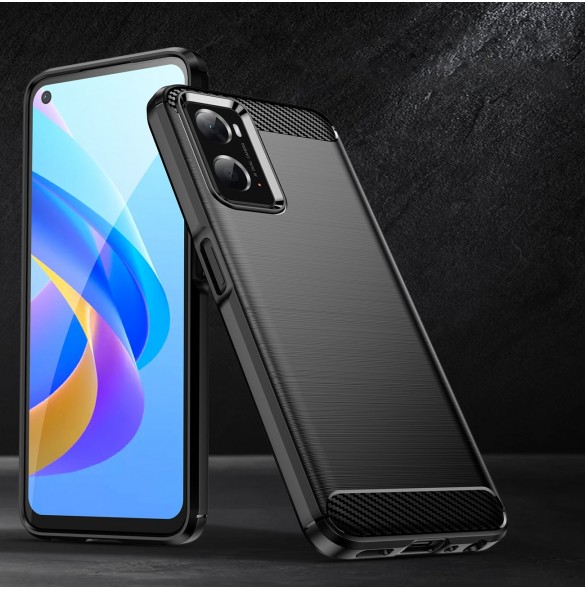 Kolfodral Flexibelt TPU-skydd för Oppo A76 / Oppo A36 / Realme 9i svart