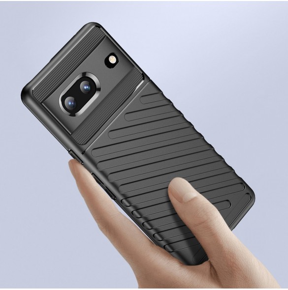 Thunder Case flexibelt pansarskal för Google Pixel 7 svart