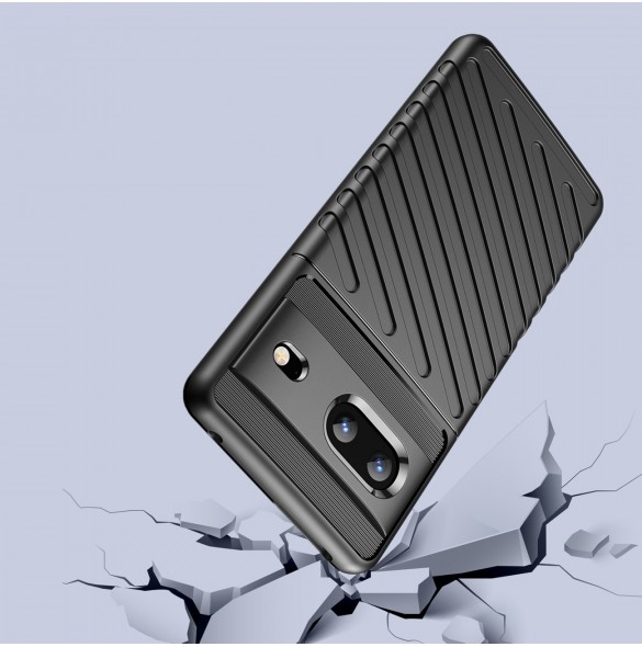 Thunder Case flexibelt pansarskal för Google Pixel 7 svart
