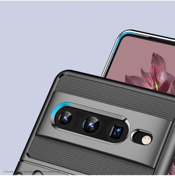 Thunder Case flexibelt pansarskal för Google Pixel 7 Pro svart