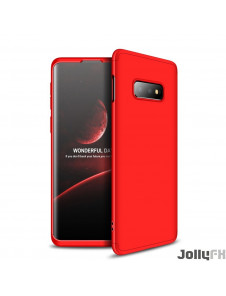 Rött och väldigt snyggt skydd till Samsung Galaxy S10e.