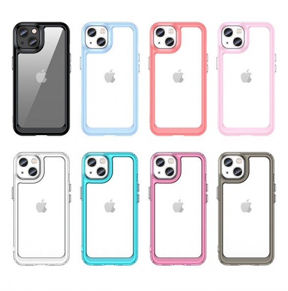Outer Space Case-fodral för iPhone 13 hårt skal med en gelram svart