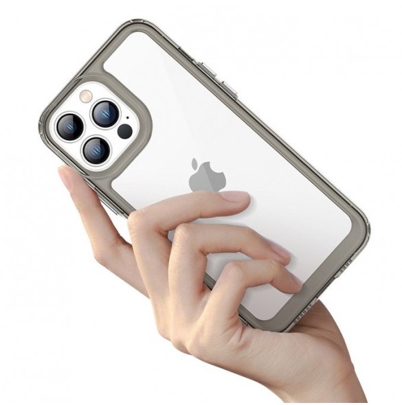 Outer Space Case Fodral för iPhone 13 Pro Max hårt skal med gelram svart