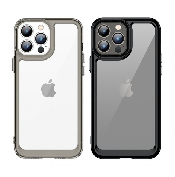 Outer Space Case Fodral för iPhone 13 Pro Max hårt skal med gelram svart