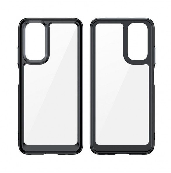 Outer Space Case Cover för Xiaomi Redmi Note 11 Hard Cover med Gel Frame Red