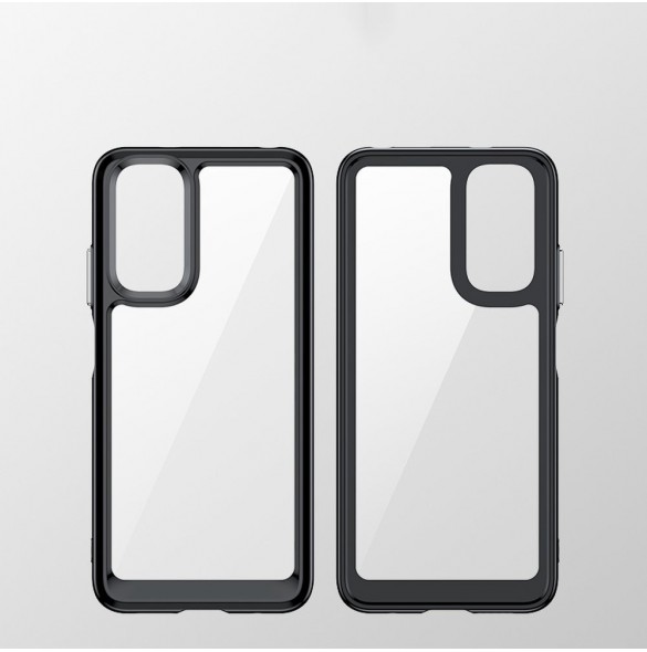 Outer Space Case Cover för Xiaomi Redmi Note 11 Hard Cover med Gel Frame Red