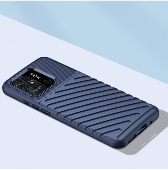 Thunder Case Flexibelt pansarskal till Xiaomi Redmi 10C blå
