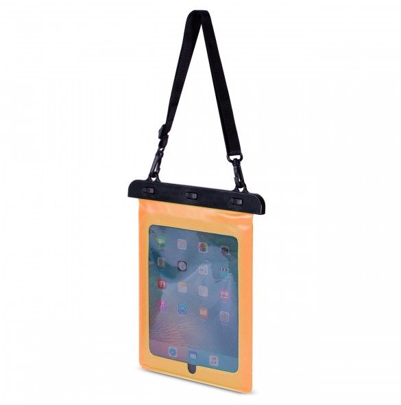 Vattentätt PVC tablettfodral - orange
