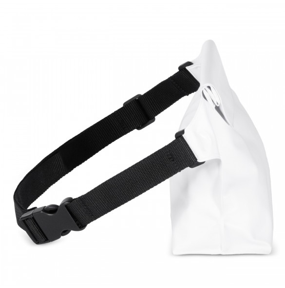 PVC vattentät påse / midjeväska - vit