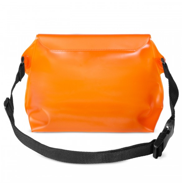 PVC vattentät påse / midjeväska - orange