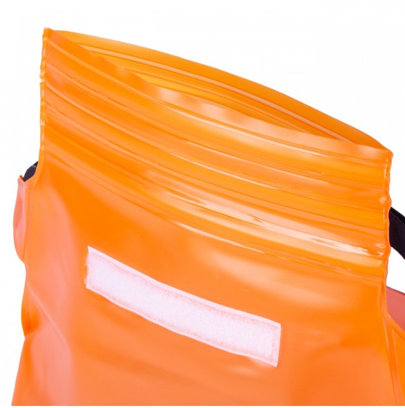 PVC vattentät påse / midjeväska - orange