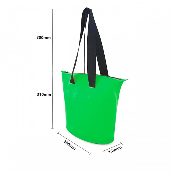 11L PVC vattentät väska - grön