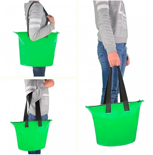 11L PVC vattentät väska - grön