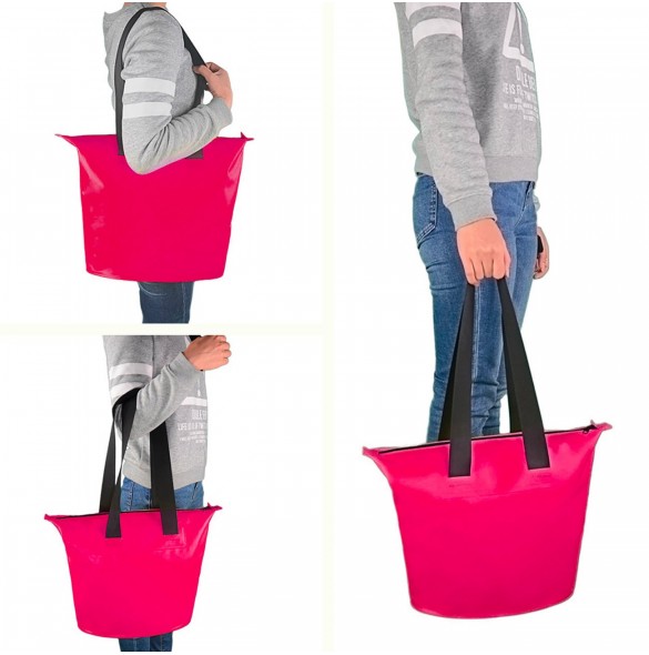 11L PVC vattentät väska - rosa