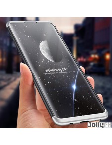 Svart-silver och väldigt snyggt skydd till Samsung Galaxy S10 Plus.