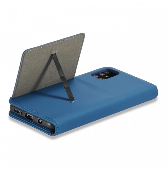 Magnetkortfodral för Xiaomi Redmi Note 11 Pro Pouch Card Plånbok Korthållare Blå