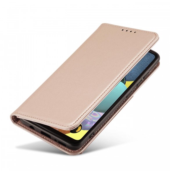 Magnetkortfodral Fodral för Xiaomi Redmi Note 11 Pro Pouch Plånbok Korthållare Rosa