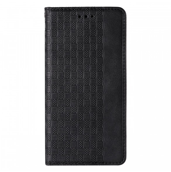 Magnet Strap Case Fodral för Samsung Galaxy S22 Ultra Pouch Plånbok + Mini Halsband Svart