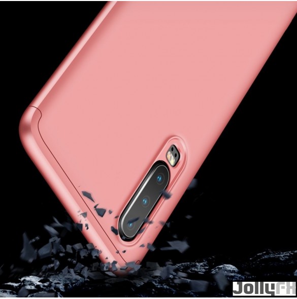 Rosa och väldigt snyggt skydd för Huawei P30.