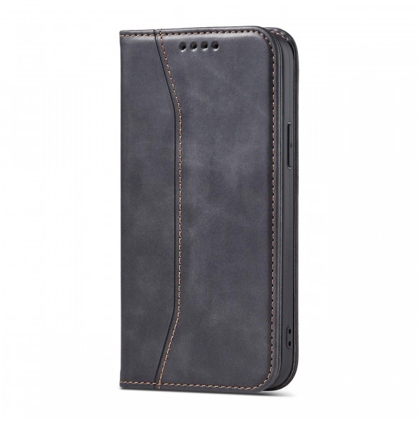 Magnet Fancy Fodral för iPhone 13 Pouch Card Plånbok Kortställ Svart