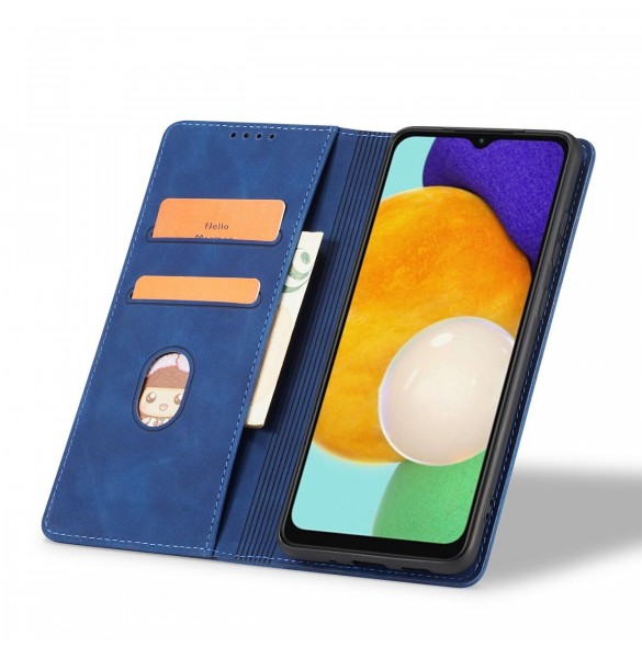 Magnet Fancy Fodral Fodral För Samsung Galaxy A13 5G Plånbok Korthållare Blå