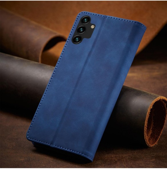 Magnet Fancy Fodral Fodral För Samsung Galaxy A13 5G Plånbok Korthållare Blå