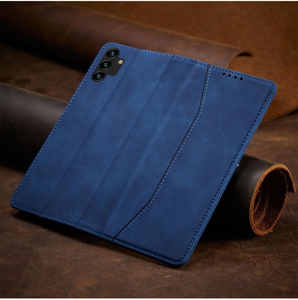 Magnet Fancy Fodral Fodral För Samsung Galaxy A13 5G Plånbok Korthållare Blå