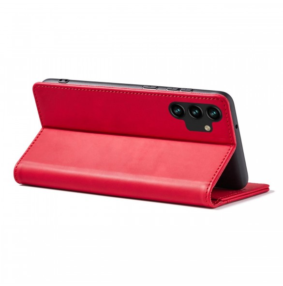 Magnet Fancy Fodral Fodral För Samsung Galaxy A13 5G Plånbok Korthållare Röd