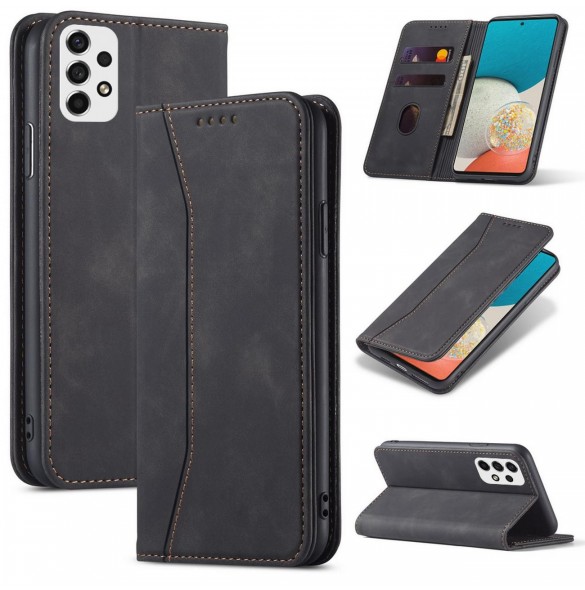 Magnet Fancy Fodral Fodral För Samsung Galaxy A53 5G Plånbok Korthållare Svart