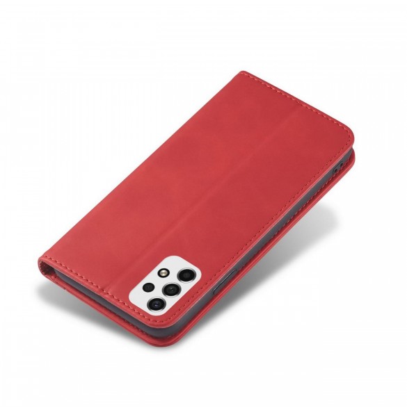 Magnet Fancy Fodral Fodral För Samsung Galaxy A53 5G Plånbok Korthållare Röd