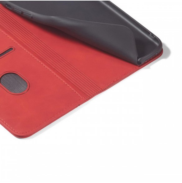 Magnet Fancy Fodral Fodral För Samsung Galaxy A53 5G Plånbok Korthållare Röd
