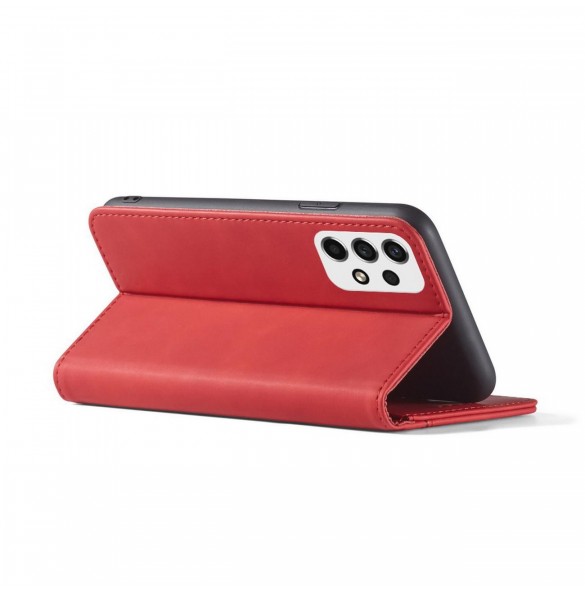 Magnet Fancy Fodral Fodral För Samsung Galaxy A53 5G Plånbok Korthållare Röd
