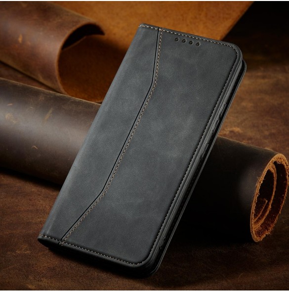 Magnet Fancy Case Fodral för Xiaomi Redmi Note 11 Pro Pouch Card Plånbok Korthållare Svart