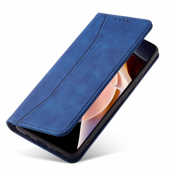 Magnet Fancy Case Fodral för Xiaomi Redmi Note 11 Pro Pouch Card Plånbok Korthållare Blå