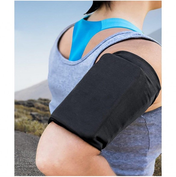Löpararmband telefonarmband S svart