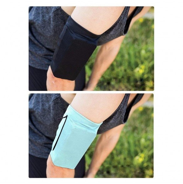 Löpararmband telefonarmband M grå