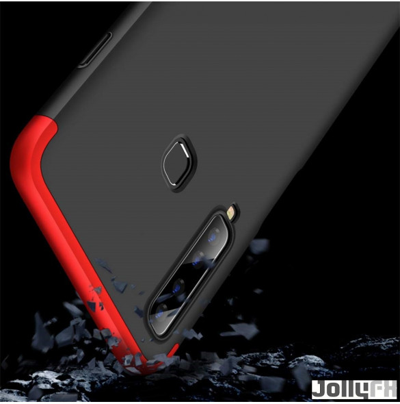 Svart-rött och väldigt snyggt skydd till Samsung Galaxy A9 2018 A920.