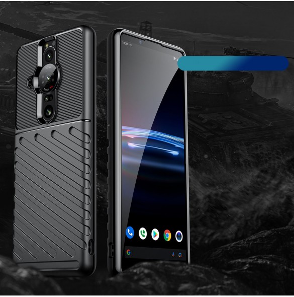 Thunder Case flexibelt pansarskal för Sony Xperia Pro-I svart