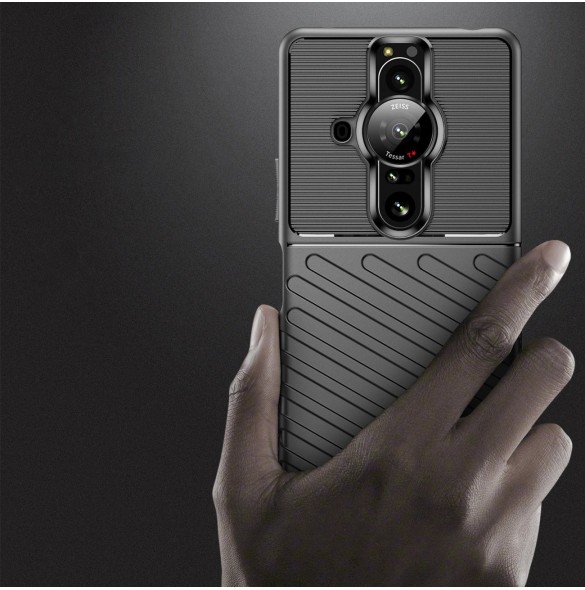 Thunder Case flexibelt pansarskal för Sony Xperia Pro-I svart